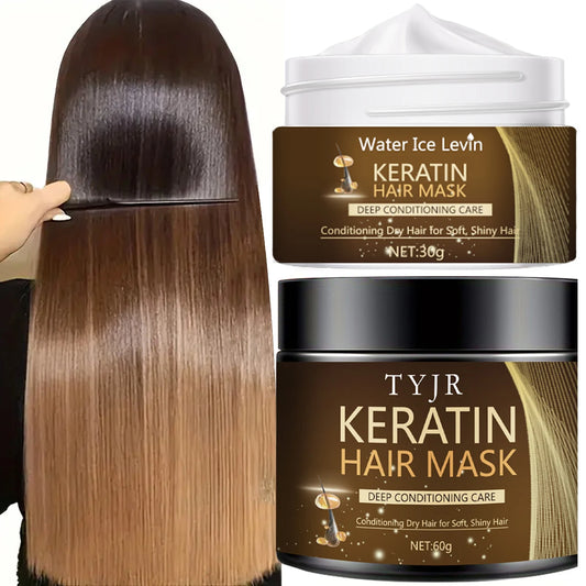 Keratin Hair Mask – Protein Straightening, Frizz Control & Deep Repair for Dry & Damaged Hair | 30g/60g