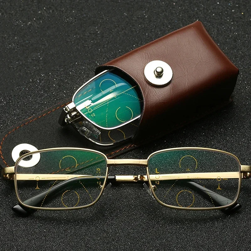 Foldable Reading Glasses | Gold-Tone Frame, +1.00 to +4.00