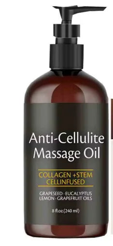 Anti-Cellulite Collagen & Stem Cell Body Massage Oil – Skin Tightening & Firming (240ml)