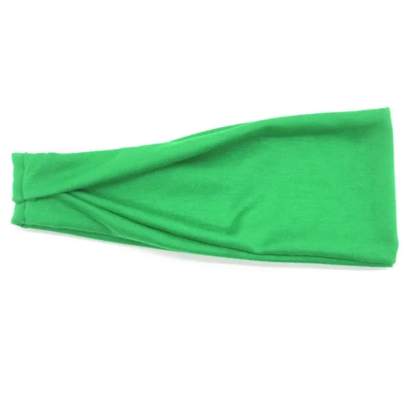Women Headband Twist Cotton Sport Wide Turban Twisted Knotted Headwrap Girls Hairband Fashion Head Band Hair Accessories