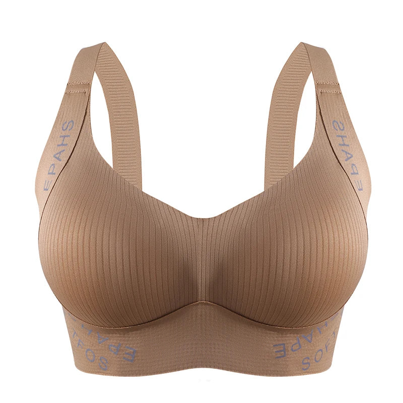 Women's Seamless Jelly Glue Push-Up Bra – Wire-Free Breathable Bralette | Comfortable Lingerie
