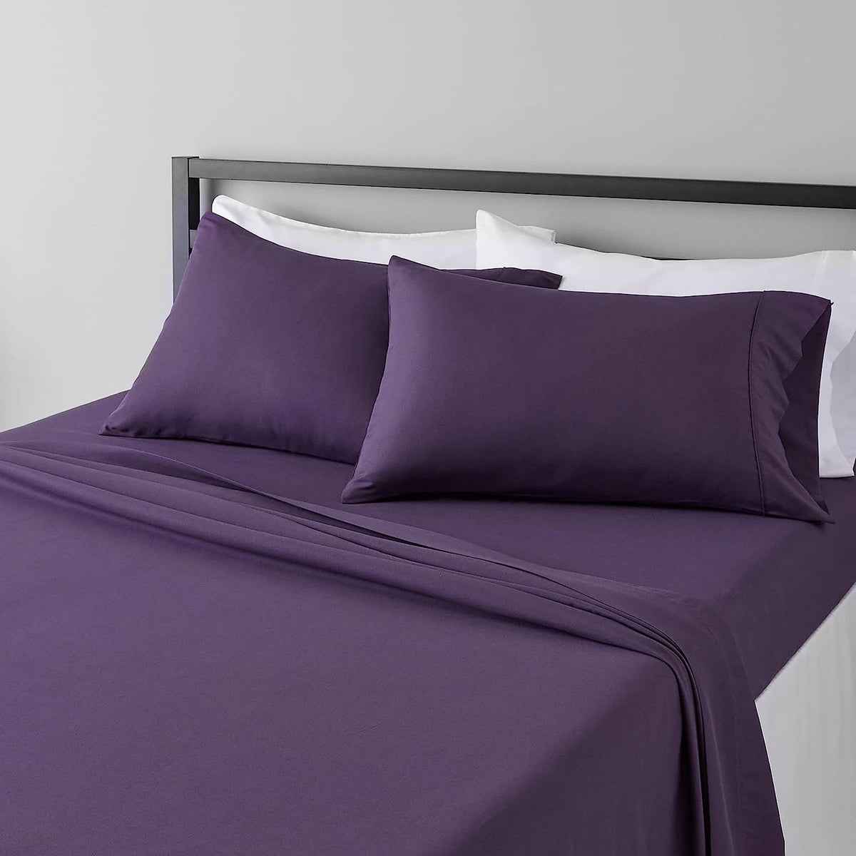 4-Piece Microfiber Sheet Set with Deep Pocket Fitted Sheet