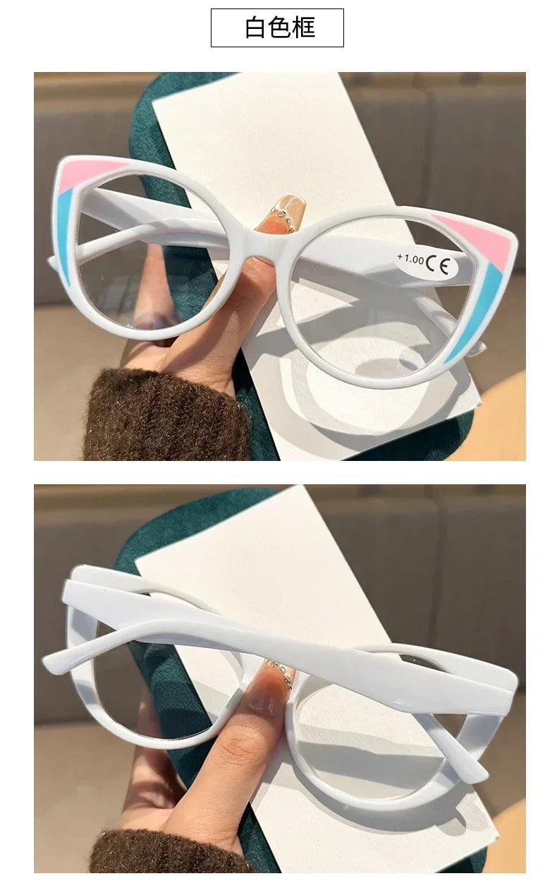 Cat-Eye Photochromic Myopia Glasses | Five Frame Colors