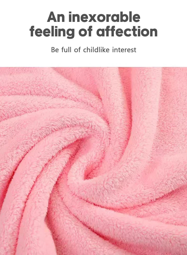 Cute Animal Baby Bath Towel – Soft, Absorbent Hooded Wrap for Newborns & Toddlers (80x80cm)