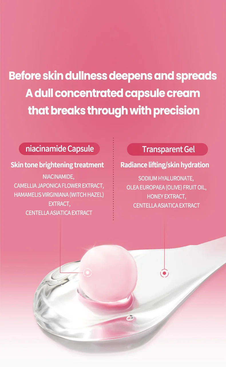 JAYSUING Pink Collagen PDRN Capsule Cream with Niacinamide