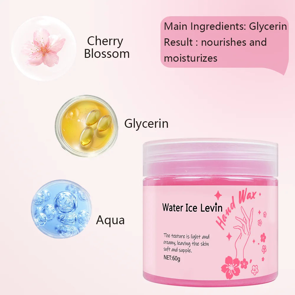 Cherry Blossom Hand & Foot Wax Mask – Exfoliating, Moisturizing & Hypoallergenic