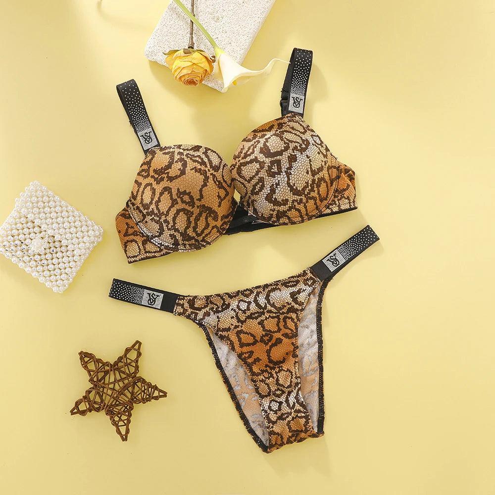 Women's Lace Seamless Push-Up Bra & Panty Set – 7 Colors Underwire Lingerie