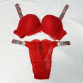 Women's Shapewear Push-Up Bra & Panty Set – Seamless Lace Lingerie