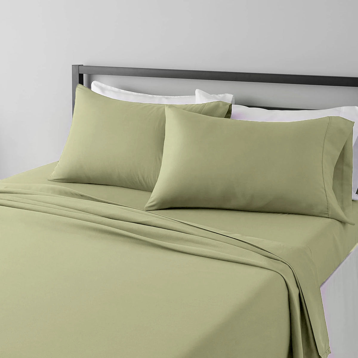 4-Piece Microfiber Sheet Set with Deep Pocket Fitted Sheet