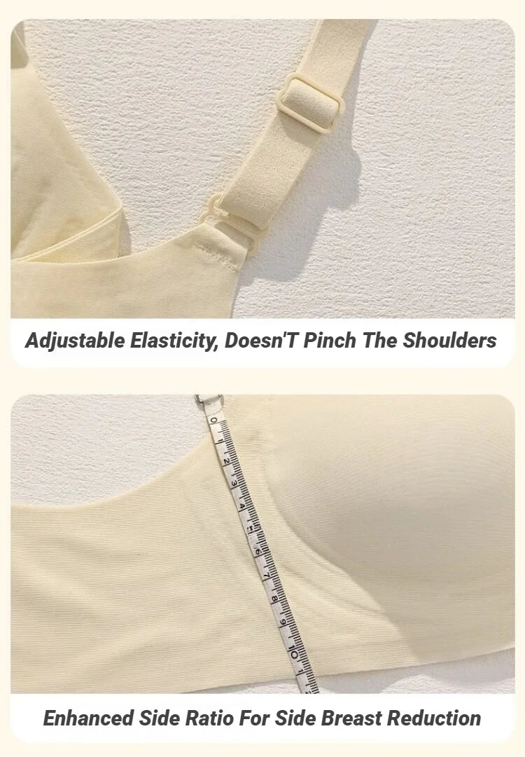 Women's Seamless Push-Up Bra – Wire-Free Soft Support for Small Chest