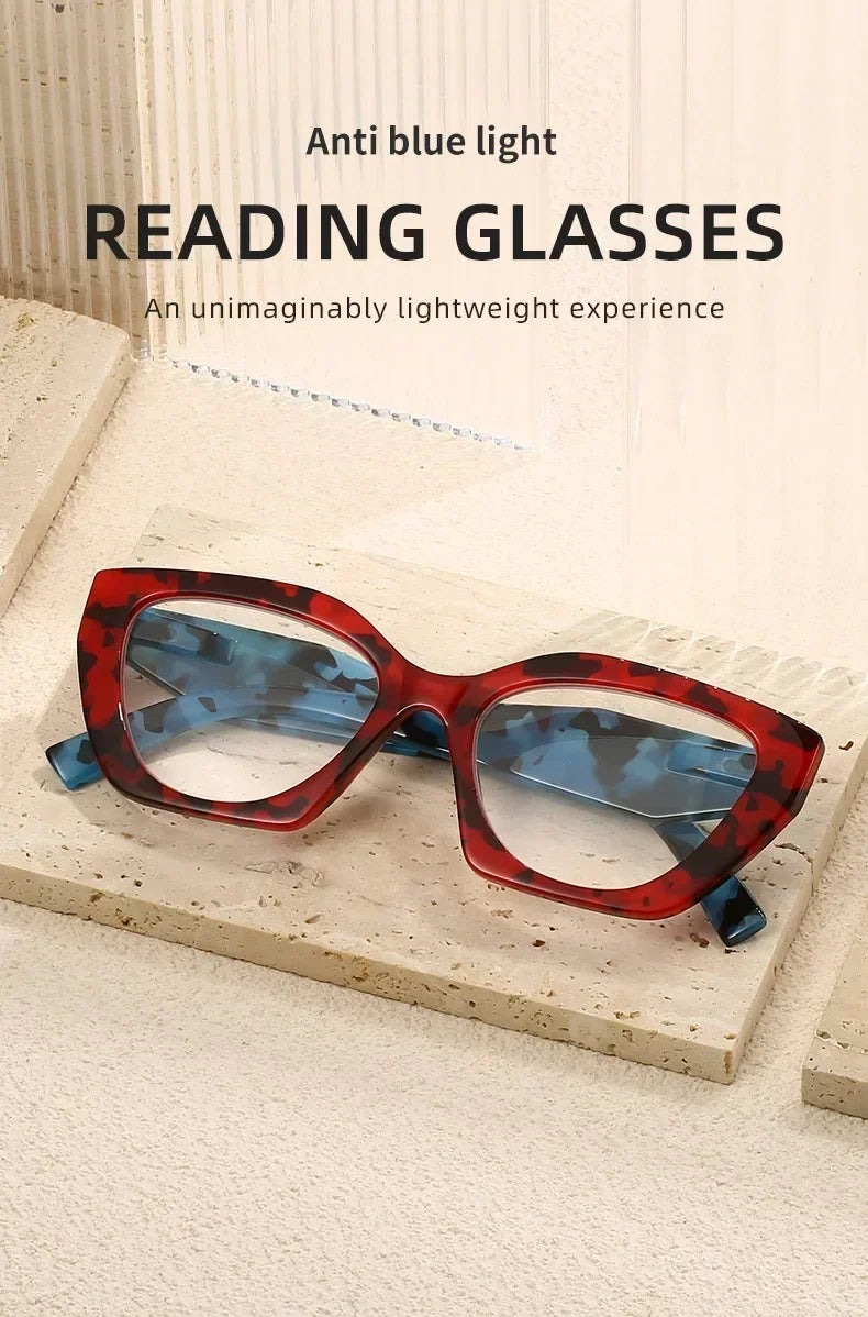 Cat Eye Reading Glasses | Colorful Frames | +1.00 to +4.00