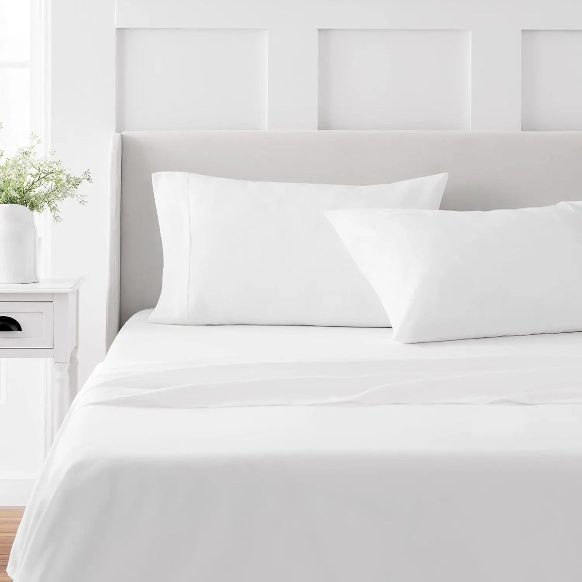 4-Piece Microfiber Sheet Set with Deep Pocket Fitted Sheet