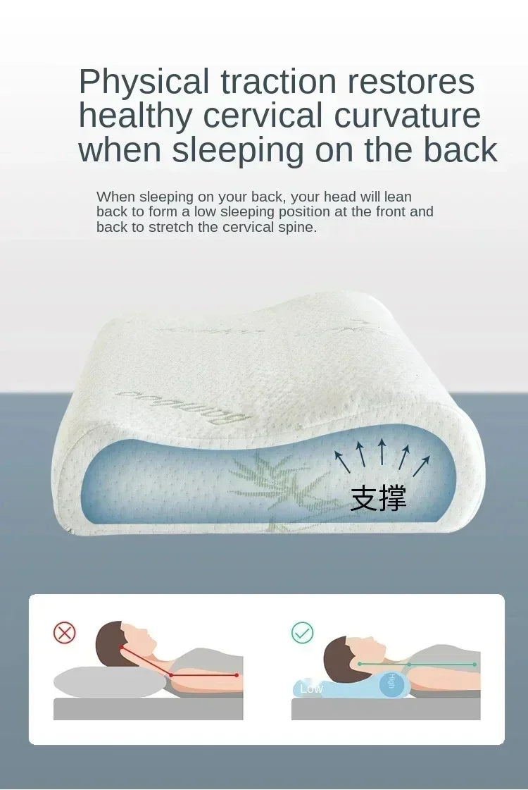 Sleep Support Pillow, Multiple Sizes, White