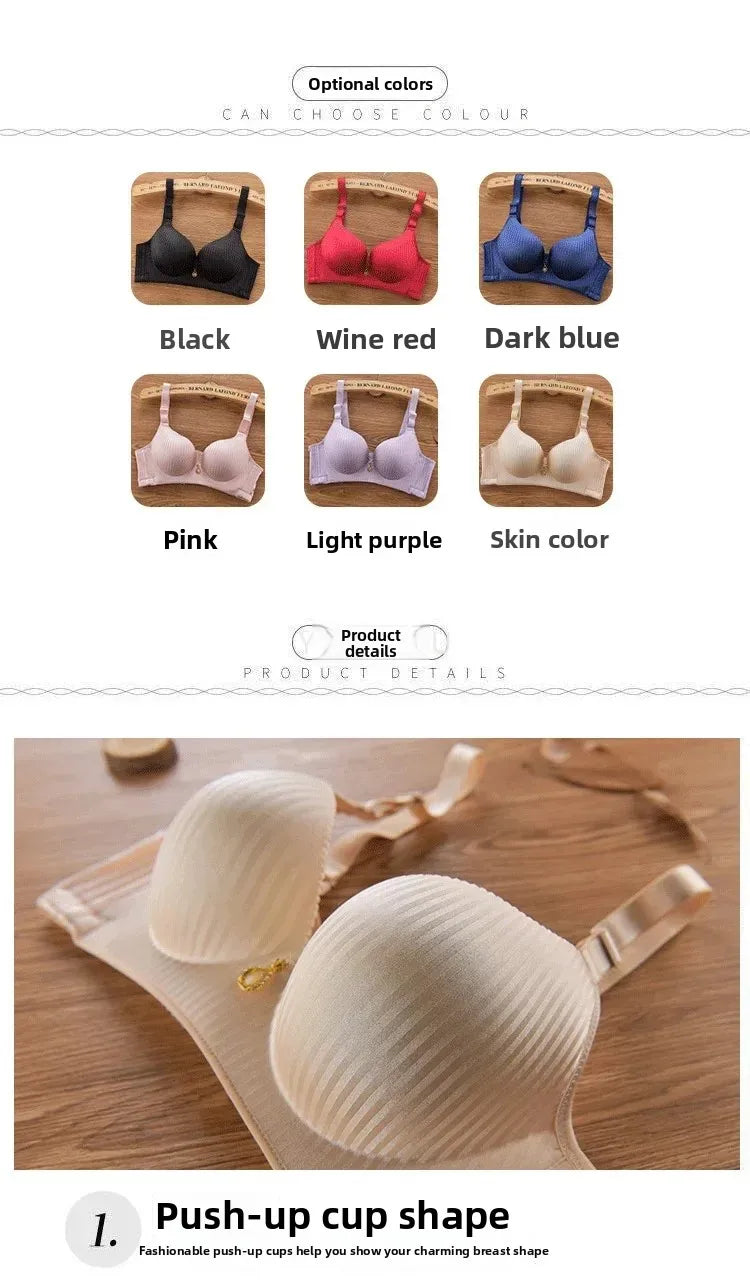 Women's 8CM Thick Padded Push Up Bra | Wireless Seamless T-Shirt Bra for Small Chest (32–38)