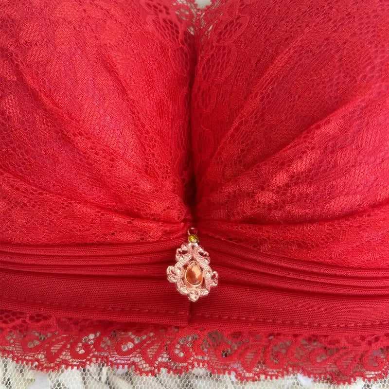 Women's 12CM Extra Thick Push Up Bra | No Underwire Natural Lift Bra for A-B Cup | Seamless Breathable Lace Lingerie with Anti-Slip Silicone (32–40 / 70–90)