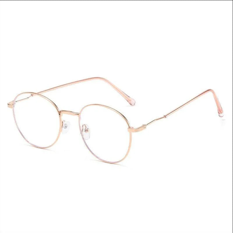 Vintage Round Metal Glasses for Men & Women | Myopia Options