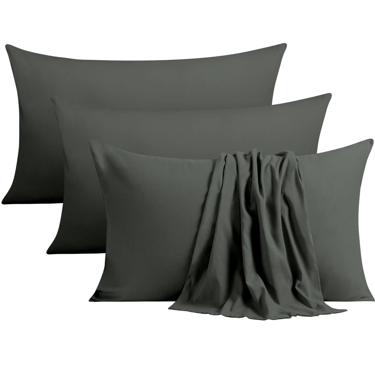 4-Pack Microfiber Pillowcases with Envelope Closure