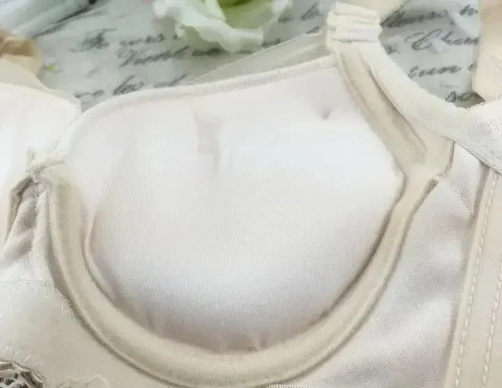 Women's 12CM Thick Padded Push Up Bra | Wide Side Wings No-Spill Wireless Bra for Small Chest (34–40)