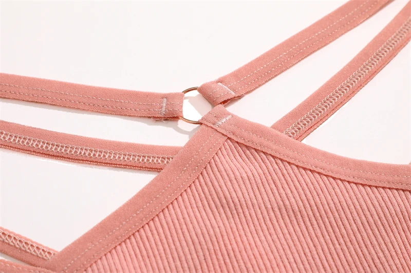 Double Strap Ring Detail Thong — Low-Rise Seamless G-String