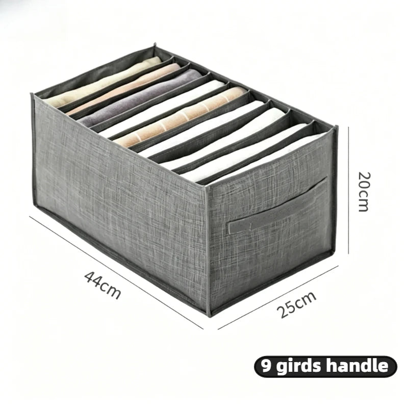 Clothes Organizer for Socks Home Separated Underwear Storage Box Bra Organizing Breathable Mesh Bag Foldable Laundry Basket