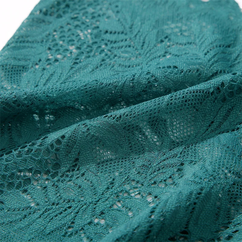 5-Pack Lace Floral Boyshorts — Low-Rise Hollow Out Panties