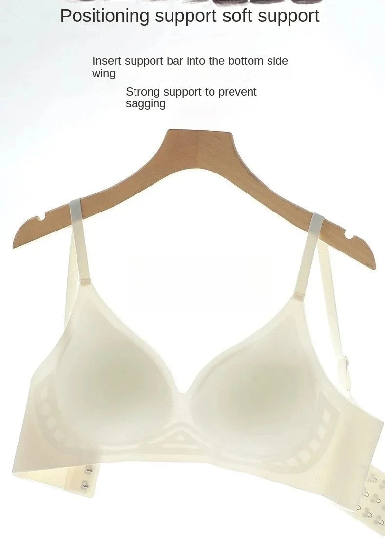 Women's Thickened Push Up Bra for Small Chest | Wireless Seamless Invisible Lift Bra (32–38, A–B Cup)