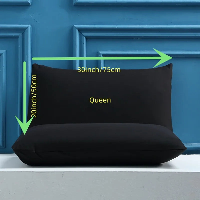 2-Pack Brushed Microfiber Pillowcases, Envelope Closure
