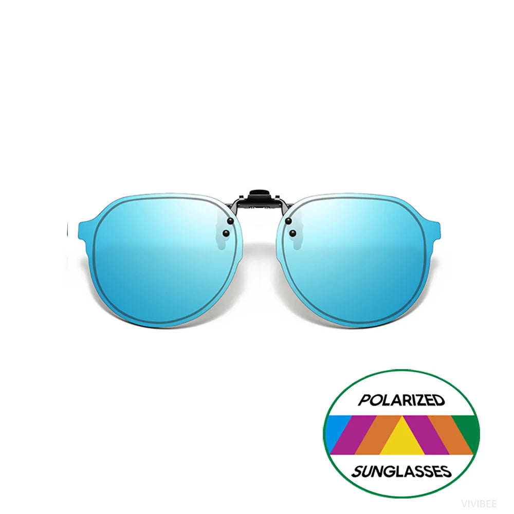 Flip-Up Clip-On Sunglasses | Colored Lens Options