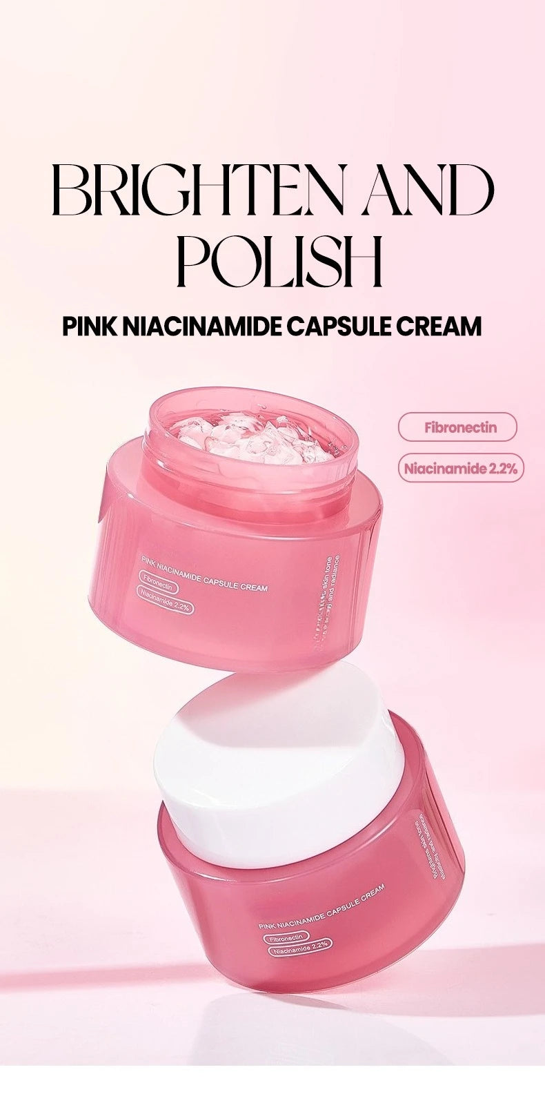 JAYSUING Pink Collagen PDRN Capsule Cream with Niacinamide