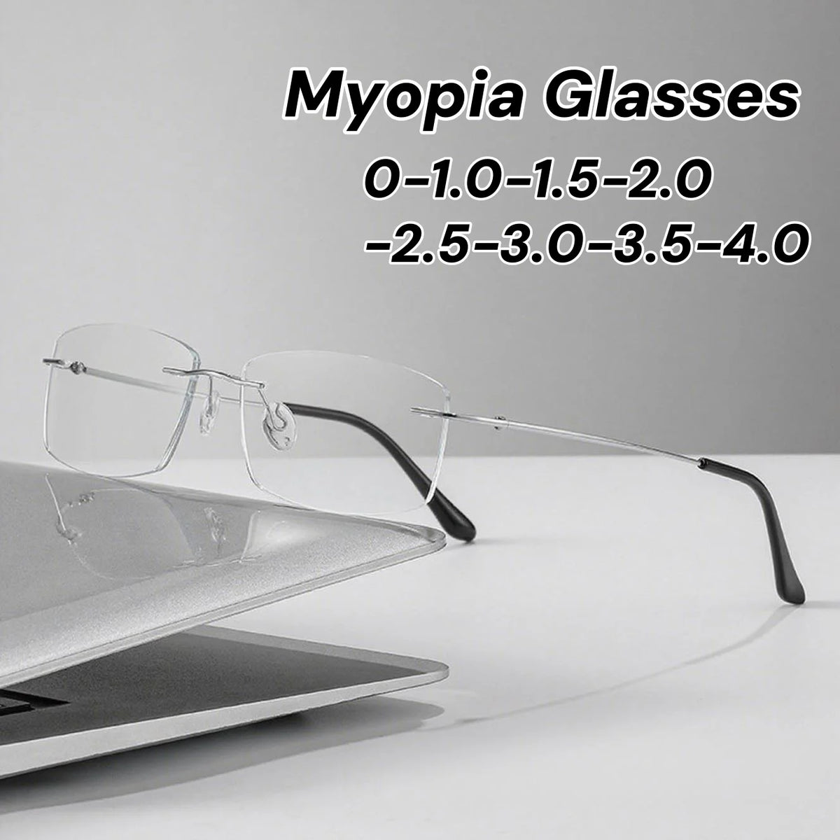 Classic Business-Style Glasses | Myopia Lens Options