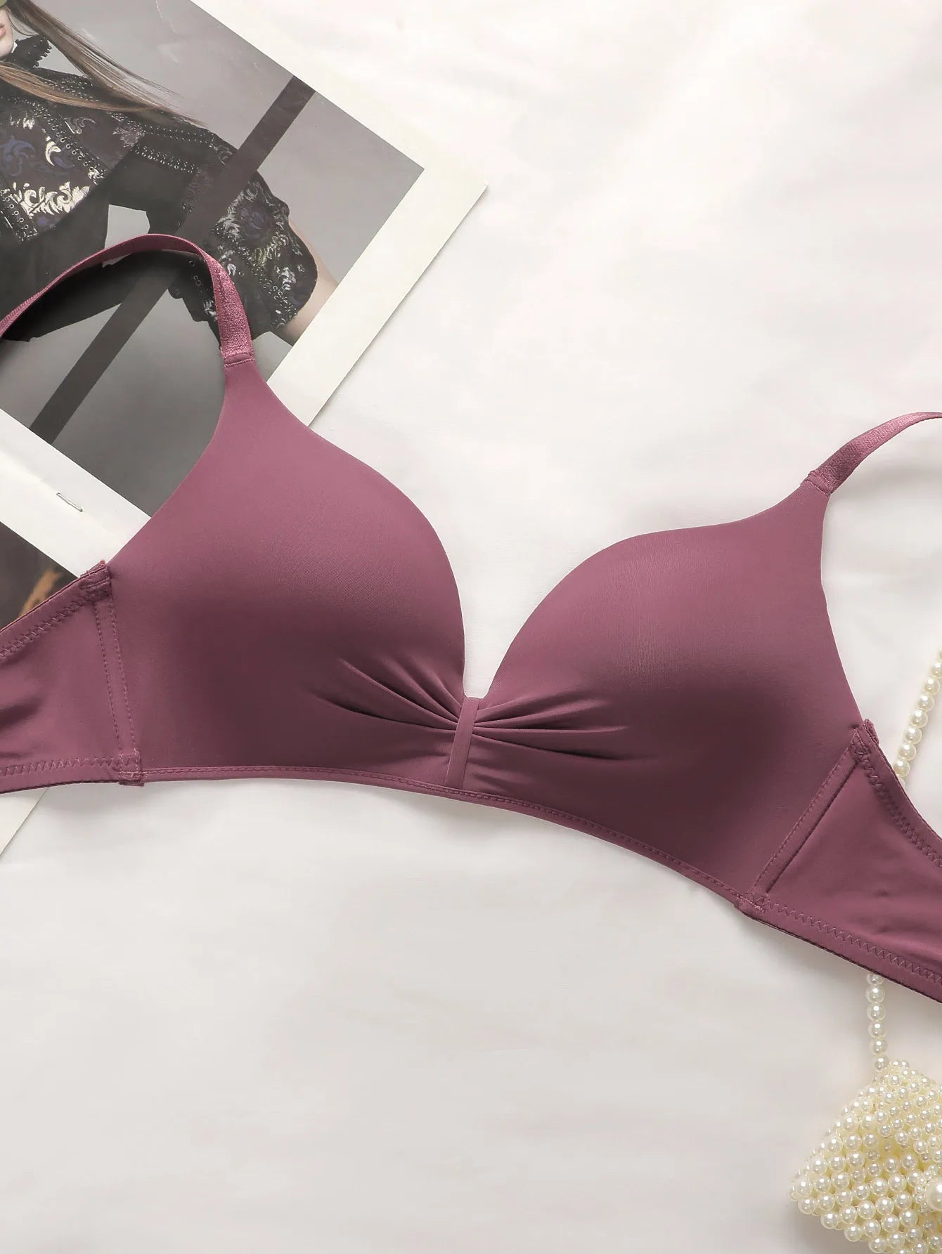 Leopard Print Wire-Free Bra & Bikini Brief Set — Lace Trim 3/4 Cup | Women's Sexy Lingerie