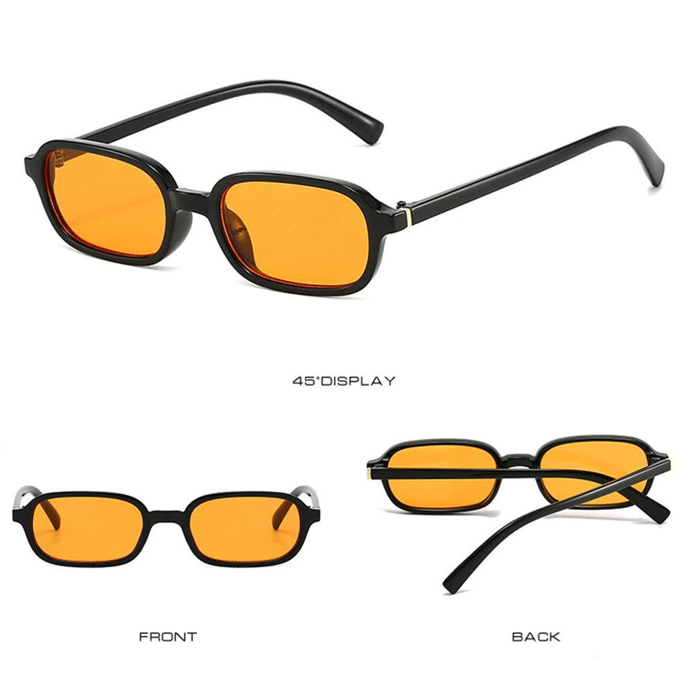Small Rectangle Sunglasses | Retro Color Options