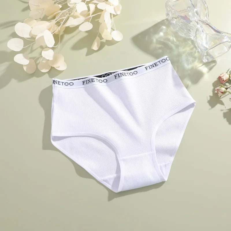 Women's Seamless Cotton Briefs Women Plus Size Panties Solid Color Breathable Underwear Female Low Waist Soft Lingerie S-XXL
