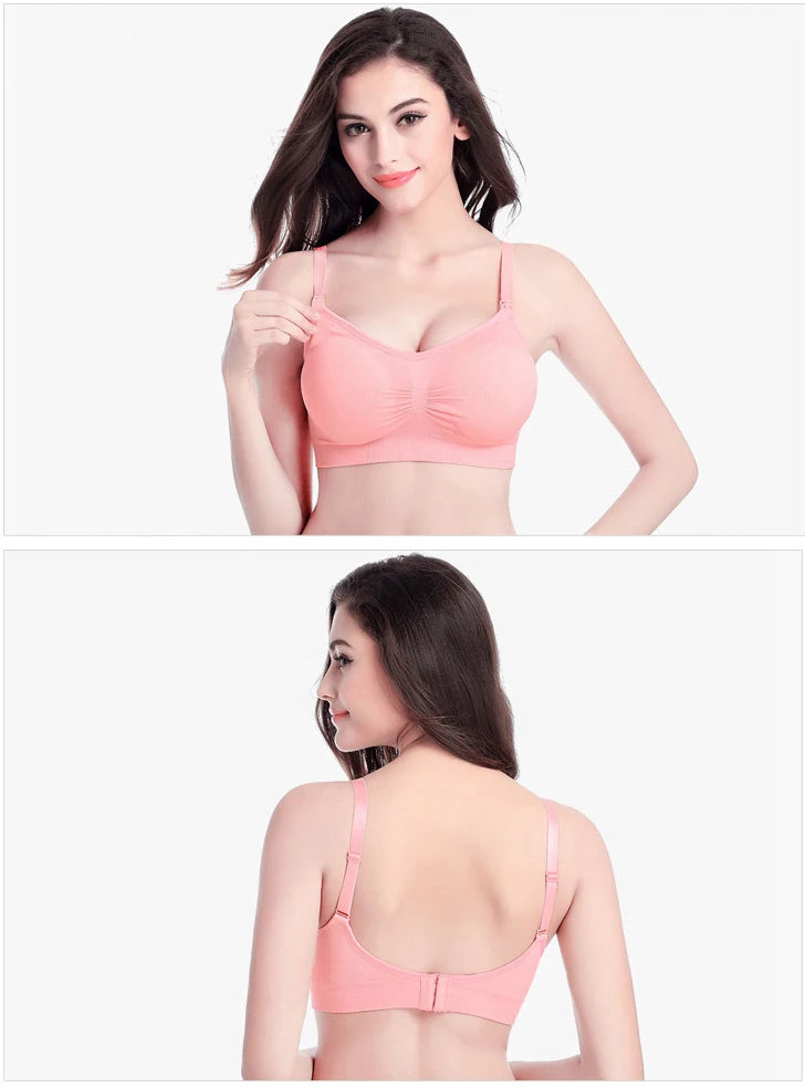 Maternity Nursing Bra – Wire-Free, Breathable, Convertible Straps for Breastfeeding Moms