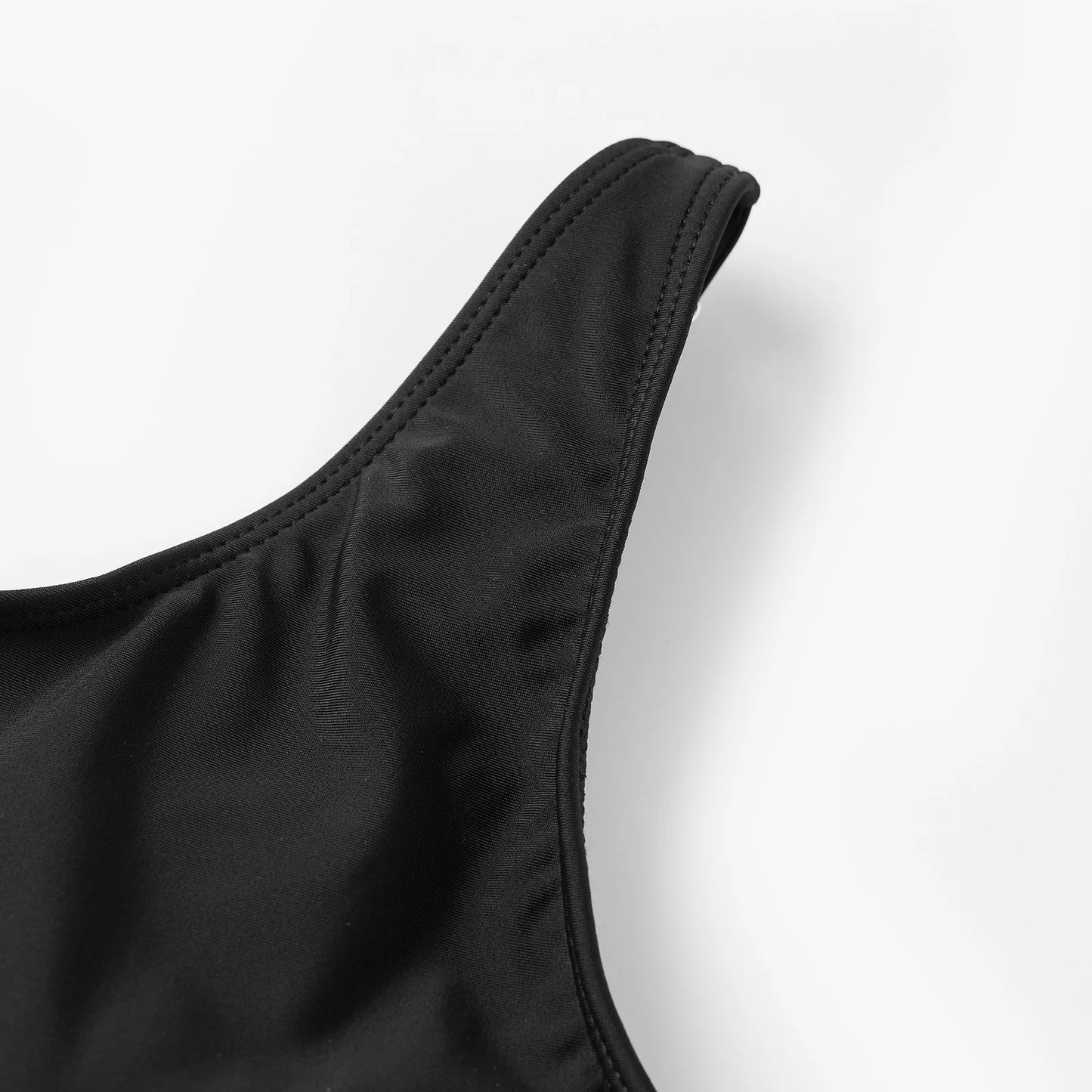 One Shoulder Mesh Swimdress — Ruched Mini Monokini | Women's Swimwear