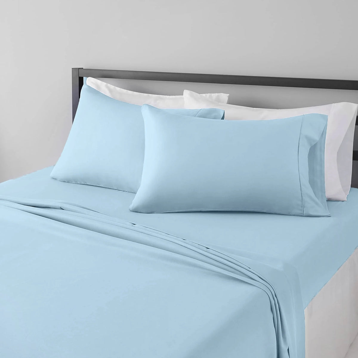 4-Piece Microfiber Sheet Set with Deep Pocket Fitted Sheet