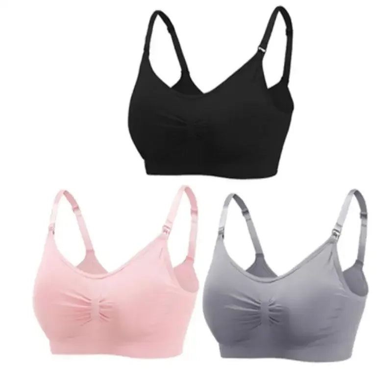 Maternity Nursing Bra – Wire-Free, Breathable, Convertible Straps for Breastfeeding Moms