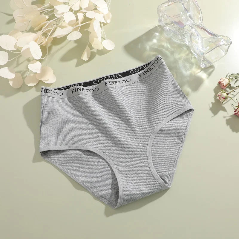 Women's Seamless Cotton Briefs Women Plus Size Panties Solid Color Breathable Underwear Female Low Waist Soft Lingerie S-XXL