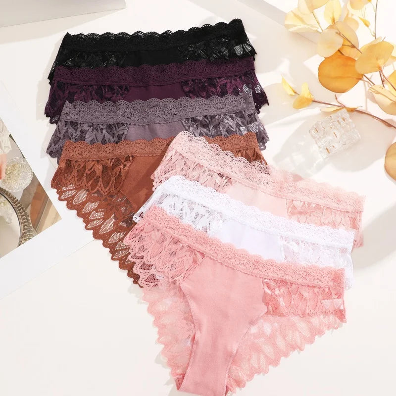 3-Pack Seamless Low-Rise Panties – Ice Silk Bikini Underwear for Women (XS–XL, 16 Color Sets)