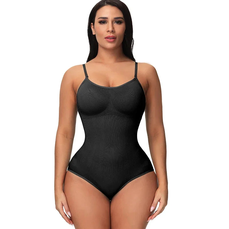 Butt Lift Elastic Bodysuits for Women Tummy Control Shapewear Belly Trimmer Sculpting Body Shaper Compression Slimming Tank Tops