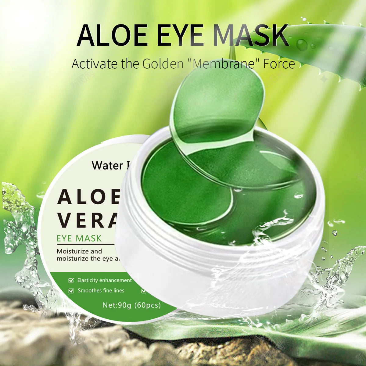 Collagen Eye Mask Patches – Dark Circles, Eye Bags & Wrinkle Relief | Moisturizing Firming Eye Care | 60 pcs