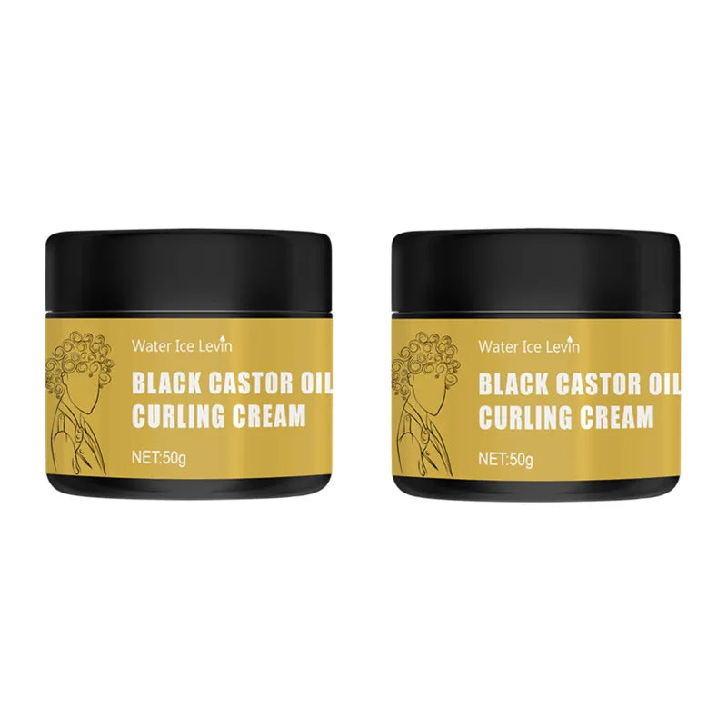 Black Castor Oil Curl Defining Cream – Moisturizing & Detangling for Dry Curly Hair