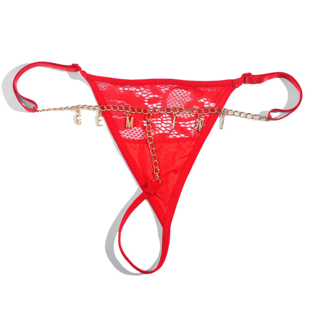 Personalized Name Alphabet Waist Body Chain — Crystal Letter Body Jewelry