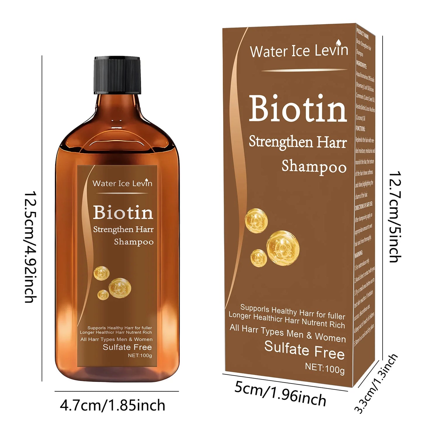 Biotin & Keratin Hair Conditioner – Anti Hair Loss, Thickening & Strengthening | Milk Scent | 100g