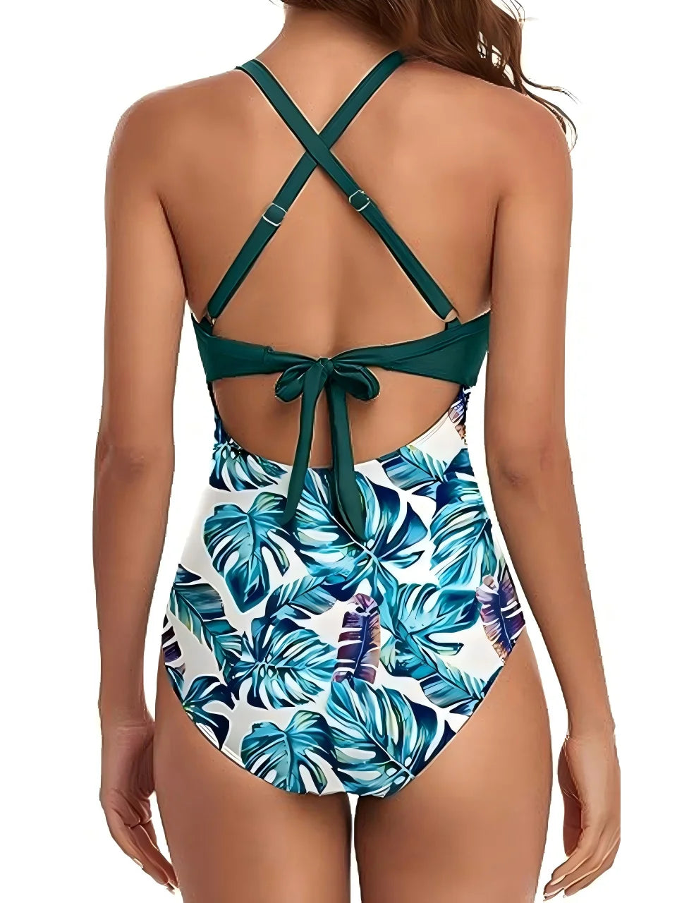 Ruched One-Piece Swimsuit for Women – Solid Color Bodysuit | Adjustable Straps | S–XXL