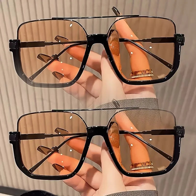 Unisex Double-Bridge Sunglasses | Metal Frame