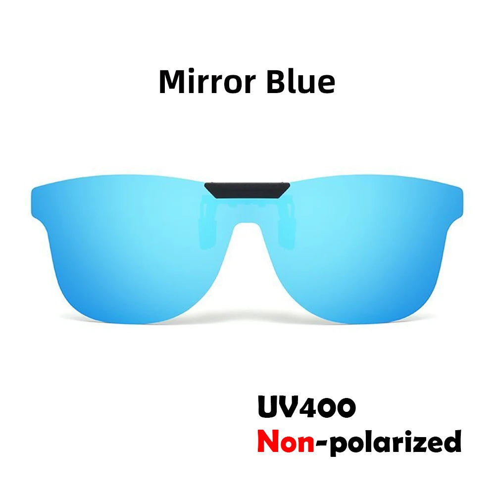 Square Flip-Up Clip-On Sunglasses | Color Options