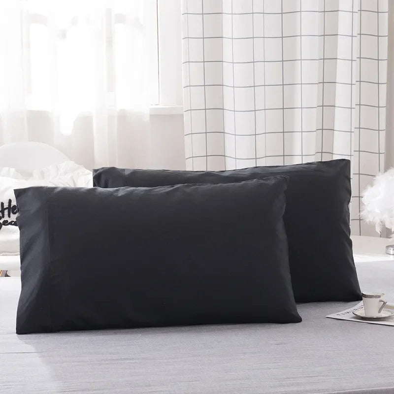 2-Pack Soft Polyester Pillowcases, Multiple Sizes