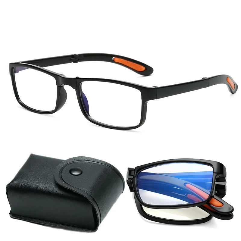 Square Reading Glasses | Folding & Standard Frame Options
