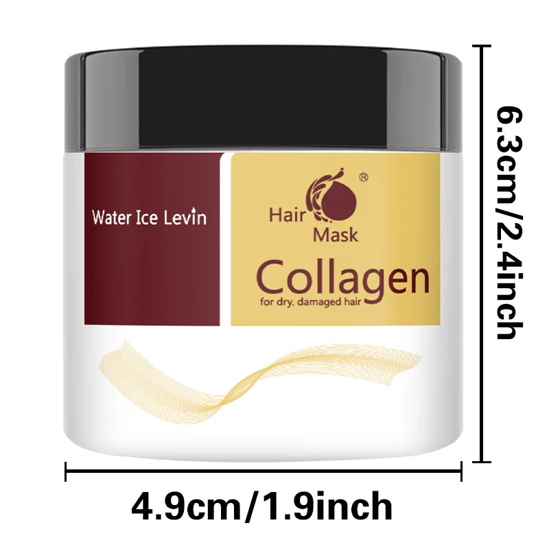 Collagen & Argan Oil Hair Mask – Deep Repair Conditioning for Dry & Damaged Hair | Green Tea Scent